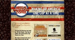 Desktop Screenshot of americanpatriotcoffee.com